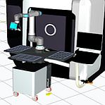 AI-Powered Machine Tending Robot Software
